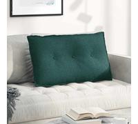 vidaXL Coussin de dos Bordeaux tissu d'intérieur 200 x 19 x 50 cm - décoratif pour canapé