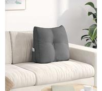 Coussin de Dos tissu Décoration Intérieure Oreiller confortable d'étude vidaXL v