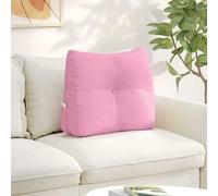 Coussin de Dos tissu Décoration Intérieure Oreiller confortable d'étude vidaXL v