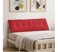 Coussin de dos - VIDAXL - 160 x 19 x 50 cm - Rouge - Rectangulaire - Déhoussable