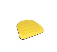 Coussin de dossier et coussin de dossier avec accoudoirs et coussin d'assise pour siège de tracteur et siège de tracteur (coussin d'assise jaune)