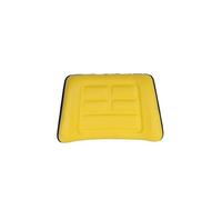 Coussin de dossier et coussin de dossier avec accoudoirs et coussin d'assise pour siège de tracteur et siège de tracteur (coussin de dossier avec accoudoir, noir)