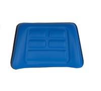Coussin de dossier et coussin de dossier avec accoudoirs et coussin d'assise pour siège de tracteur et siège de tracteur (rembourrage de dossier rouge)