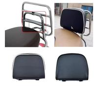 Coussin de Dossier pour Passager de Moto Compatible avec Vespa GTS300 GTV 300 GTS Primavera Sprint 150 Dossier de Passager Arrière Sissy Bar Pièces Remplacer Moto (Blanc)