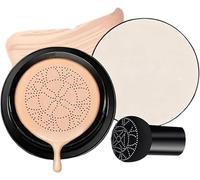 Coussin De Fond De Teint, Nouvelle Crème Cc à Coussin D'Air à Tête De Champignon 2026, Maquillage - Correcteur Hydratant éclaircissant Pour Tous Les Types De Peau (Chaud)