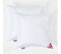 HOMESCAPES Coussin de garnissage en 100% Microfibre Ultra Douce, Coussin à recouvrir 55x55 cm - Lot de 2