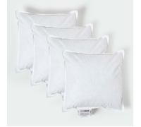 Coussin de garnissage en plumes de canard, 30 x 30 cm - Lot de 4