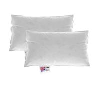 HOMESCAPES Coussin de garnissage en Duvet et Plumes d’oie et Coton, Coussin à recouvrir 30x50 cm - Lot de 2