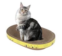 Coussin de griffe pour chat : grattoir en carton ondulé en forme de bol, jouet de conditionnement de griffe double face pour chatons | Garde de meubles pour canapés, tapis, chaises,