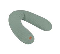 BÉABA - Big Flopsy™ - Coussin de grossesse et d'allaitement - Fleur de coton® - 180 cm - Vert Sauge
