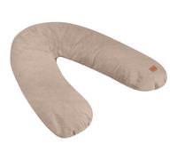 BÉABA, Big Flopsy, Coussin Allaitement/Grossesse, Oreiller Maternité, Multifonctions, Convient pour Dormir/Allaiter, Soutien, Détente et Confort Optimal, Nuit Apaisée, Fleur de Coton, Oekotex, Argile
