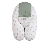 Coussin De Grossesse et D'allaitement 3 En 1 Multirelax éponge vert blanc TU