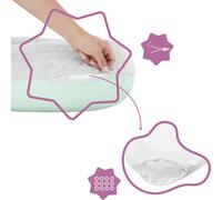 Badabulle Coussin d'allaitement Evolutif Fluffy - Polyester pour corps, dos, grossesse, jambes