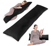 Totsy Baby Coussin de Grossesse pour Dormir 145 cm - traversin Plat ou Oreiller de Corps Coussins maternité et d’Allaitement idéal pour Femme Enceinte oreillers Long et Confortable