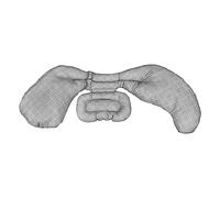 Coussin de grossesse soutien total body modulable, coussin confortable, assure un soutien pour le corps, favorise la position latérale, divisé en 3 parties pour chaque besoin, lavable en machine
