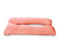 Coussin de Grossesse Velours - 140x80 cm - Bananair - Rose
