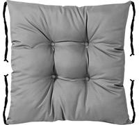 Coussin de jardin AIO Coussin pour chaise de jardin Coussin matelassé imperméable 42x42 cm Gris