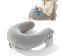 Coussin De Jeu Et De Lecture: Oreiller De Soutien à Bras En Forme De U Avec Poche Latérale, Coussins Ergonomique Pour Tricoter, Coussin De Bureau Pour Lit Et Canapé Pour Lire, Jouer, Crocheter