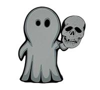 Coussin de lancement - figurine flexible, peluche ghoulish | Jouet de compagnie en costume drôle imprimé en 3D, objet de décor effrayant mobile, squelette léger pour es