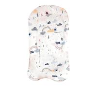 Coussin de landau double face respirant pour poussette, siège pour chaise, poussette, coussin en coton