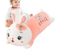 Coussin de lapin,oreiller en peluche lapin - Peluche lapin en peluche mignon dessin animé | Décoration d'intérieur de 27,56 pouces, peluche en peluche, oreiller de lit doux pour don