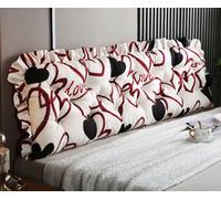 Coussin de Lecture，90/120/180/150/200cm Coussin Dossier Canapé , Extra Doux Amovible Coussin Lombaire Dossier Oreiller de Repos，Lavable Coussin Tête de Lit Dossier ( Color : #19 , Size : 180x50x10cm )