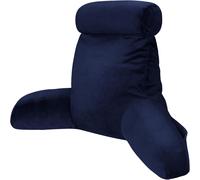 Coussin De Lecture Avec Soutien Du Cou/Bras, Doux Et Confortable, Oreiller/Fauteuil De Lecture Avec Rembourrage En Mousse Déchiquetée Pour Lire, Travailler, Jouer, Télévision (Bleu, L)