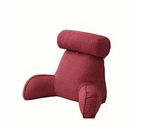 Coussin de lecture doux 75 x 40 x 50 cm avec support lombaire et housse amovible pour lit, canapé, chaise, grand dossier, pour s'asseoir, jouer, TV