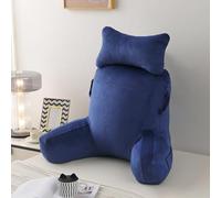 Coussin de lecture en forme de cale pour lit et canapé - Soutien lombaire doux - Coussin respirant pour lire et se détendre - Idéal pour le confort et le soutien de la posture