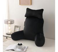 Coussin de lecture en forme de cale pour lit et canapé - Soutien lombaire doux - Design respirant pour lire et se détendre - Idéal pour le confort et le soutien de la posture