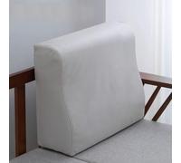 Coussin de Lecture Ergonomique imperméable pour combler l'espace Entre Le lit et Le Matelas - Coussin de Lecture Triangulaire 50 x 45 x 20 cm, en Mousse Haute densité avec Housse Amovible po
