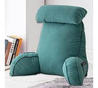 Coussin de Lecture,Grand Lit Dossier Coussin,Ergonomie Coussin Cale Dos Canapé,Back Cushion en Mousse À Mémoire de Forme,pour Lit & Fauteuil & Canape (avec Appui-tête)