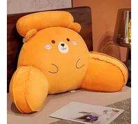 Coussin de lecture Kawaii doux avec housse lavable, coussin de repos avec accoudoirs pour s'asseoir dans le lit, le canapé, se détendre, regarder la télévision, les jeux vidéo, les voitures (taille M,