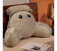 Coussin de lecture Kawaii doux avec housse lavable, coussin de repos avec accoudoirs pour s'asseoir dans le lit, le canapé, se détendre, regarder la télévision, les jeux vidéo, les voitures (taille M,