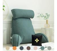 Coussin De Lecture, Oreiller de Lecture, Coussin de Soutien du Dos Parfait, Gros Coussin de Canapé, Coussin Support Lombaire avec Traversin Amovible, Coussin Lecture Lit pour Lire 75cm×40cm×58cm