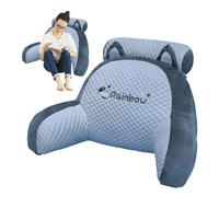 Coussin De Lecture pour Lit, Coussin Dossier Canapé, Oreillers De Dossier avec Accoudoirs, Coussin De Dossier Détachable, Support Dorsal Ultra-Confortable, Lecture d'oreiller Ergonomique, Jeux