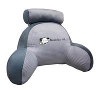 Coussin De Lecture Pour Lit Et Canapé, Avec Traversin Amovible, Coussin De Dossier Pour Adulte Avec Mousse À Mémoire De Forme Pour Lire, Travailler, Jouer, Regarder La Télévision(Dark Blue,60*40cm)