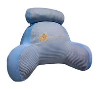 Coussin De Lecture Pour Lit Et Canapé, Avec Traversin Amovible, Coussin De Dossier Pour Adulte Avec Mousse À Mémoire De Forme Pour Lire, Travailler, Jouer, Regarder La Télévision(Blue,60*40cm)