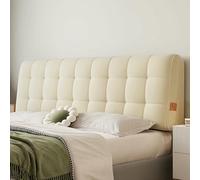 Coussin de lecture rectangulaire pour tête de lit, coussin mural, coussin de soutien de chevet doux, dossier confortable, idéal pour la lecture et la relaxation - Grande taille