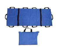 Coussin de lit de positionnement réutilisable et Lavable pour Patient, Feuille de Transfert de Levage et de repositionnement, 10 poignées, Tissu Oxford Bleu
