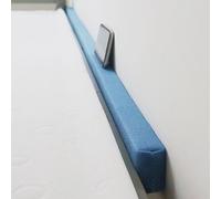 Coussin de lit en mousse à mémoire de forme confortable pour mur/tête de lit, protection de lit idéale pour lits jumeaux/double/queen/king size, empêche les espaces et améliore le confort