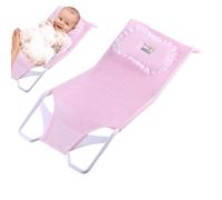 Coussin de lit pour bébé - Coussin de bain ergonomique, tapis en peluche, coussin de lavage léger, aide de salle de bain sûre avec design de base antidérapant | Accessoire pratique pour les pieds