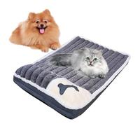Coussin de lit pour Chien, Lit Plat Lavable pour Chien avec antidérapant | Lit pour animaux de compagnie avec coussin doux pour petites races de chiens, coussin de niche pour et réduire les mal