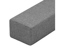 Coussin de lit pour lit double et simple, remplit l'espace entre la tête de lit et le mur, housse amovible, 120 x 10 x 15 cm