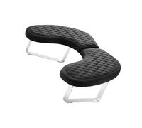 Coussin de main pliable pour manucure avec surface en polyuréthane souple pour soulager la fatigue Facile à nettoyer Motif papillon russe