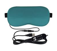 Coussin De Massage Chauffant Pour Les Yeux - Coussinets Chauffants USB Réglables | Patch Oculaire Chauffant Électrique Lisse, Coussinet Oculaire À Contrôle De Température, Compresse Chauffante Pour Le