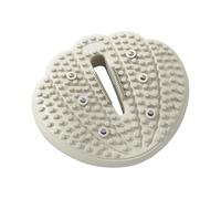 Coussin de massage des pieds portable avec bosses, White | Bosses et nœuds ergonomiques avec divers points de pression pour un soulagement ciblé, un confort et une