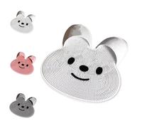 Coussin De Massage En Silicone Pour Pieds De Lapin,Brosse De Douche Pour Pieds,Grande Brosse De Douche Avec Ventouses Antidérapantes, Nettoyant Et Exfoliant Pour Soulager La Fatigue (white,45 * 45cm)