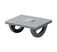 Coussin de massage ergonomique FootRest Pad - Plate-forme de pied sous le bureau, base de rouleau non glissante | Pied de massage puissant, instrument de relaxation tremblant, pour bureau, adultes et