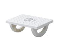 Coussin de massage ergonomique FootRest Pad - Plate-forme de pied sous le bureau, base de rouleau non glissante | Pied de massage puissant, instrument de relaxation tremblant, pour bureau, adultes et
